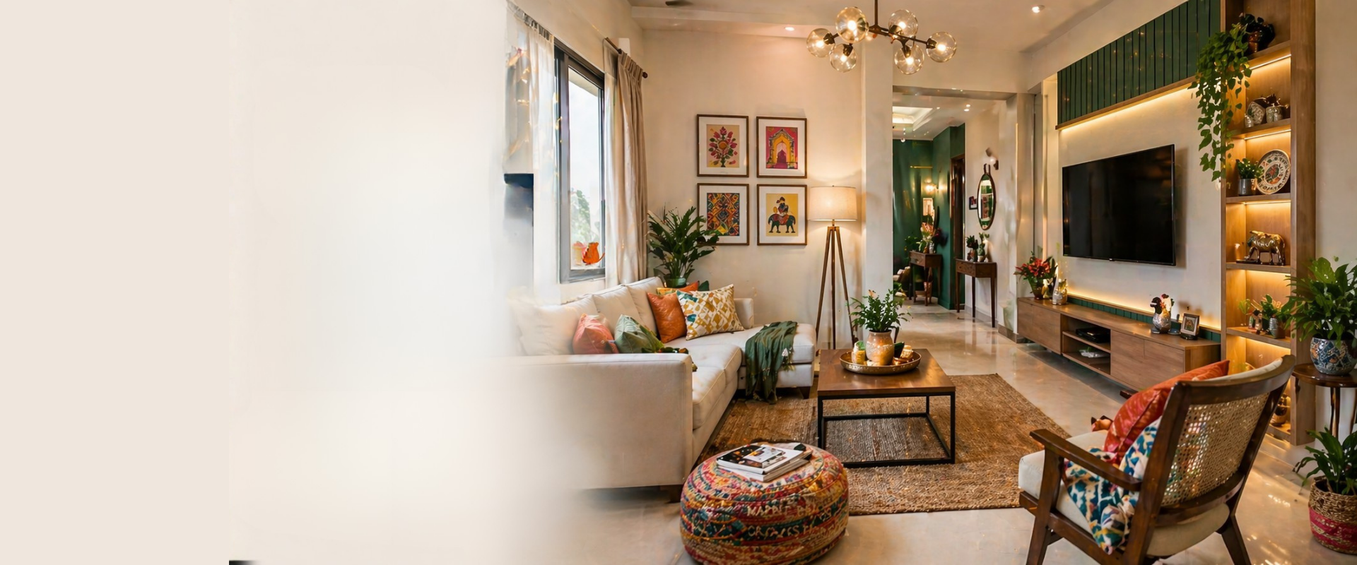 Luxury interior hero background